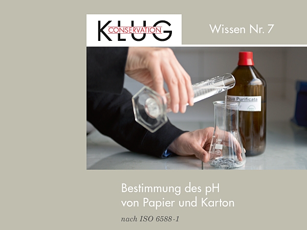 Bestimmung des pH Wertes von Papier und Karton